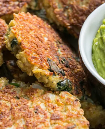 Quinoa Kale Fritters