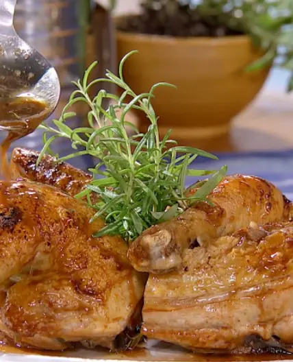 Roasted Chicken with Pomegranate