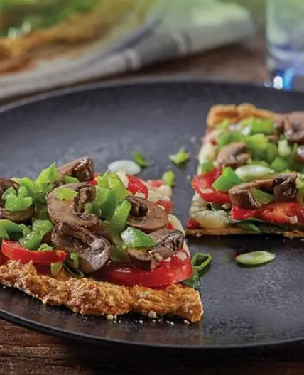 Chicken Crust Veggie Pizza