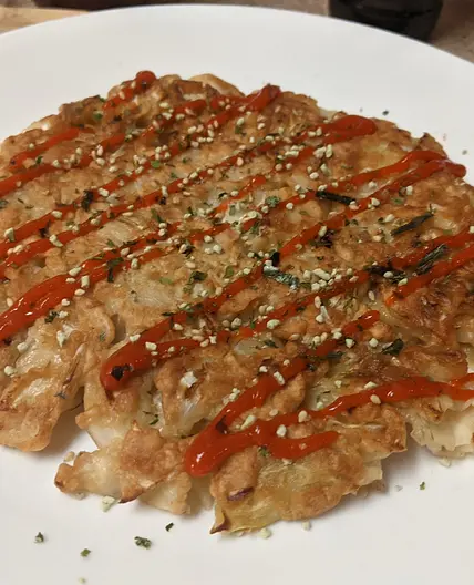 Okonomiyaki (Cabbage Pancake)