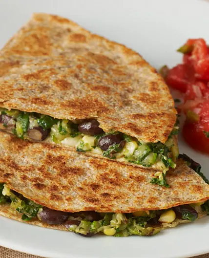 Black Bean and Vegetable Quesadillas