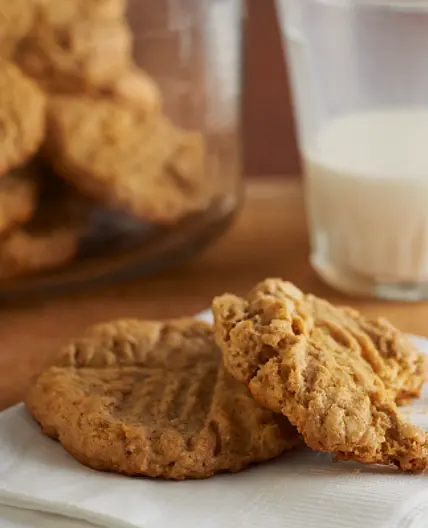 Rolled Oats and Peanut Butter Cookie