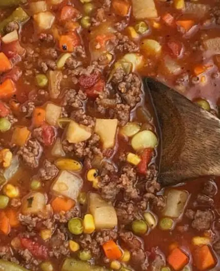 Hamburger Soup - Mom's Recipe