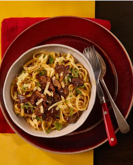 Marmite Mushroom Carbonara