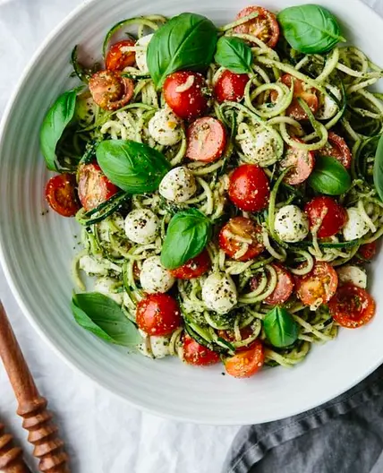 Spaghetti pesto romain