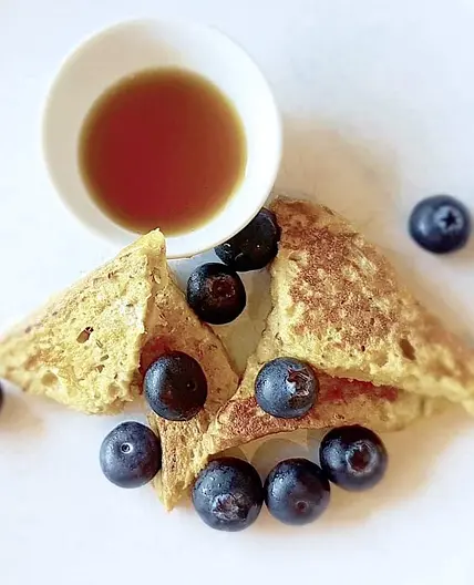 Maple French Toast with Blueberries