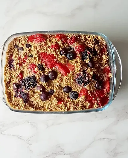 Baked Berry Porridge