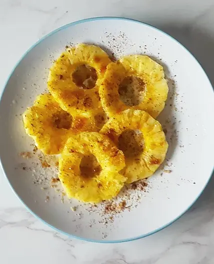 Pineapple with Muscovado Sugar and Allspice