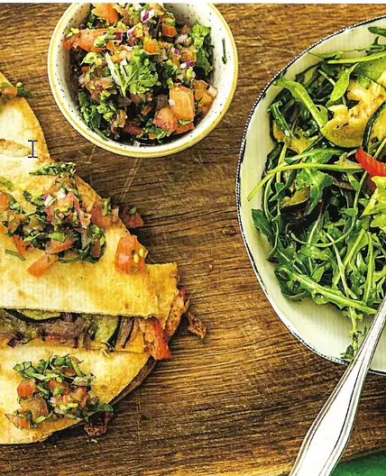 Garden Quesadillas