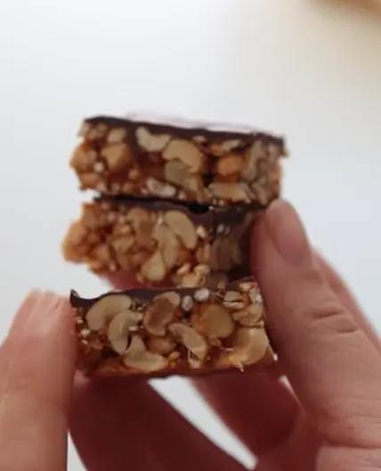 Barrinha de Amendoim com Chocolate