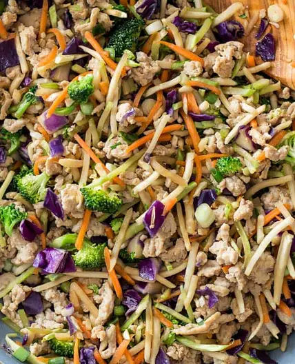 Ground Chicken Stir Fry Style
