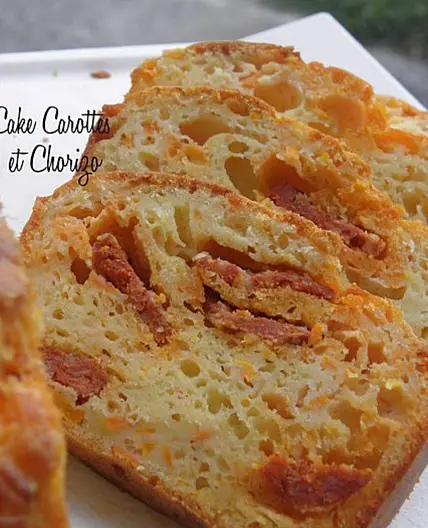 Cake carottes chorizo