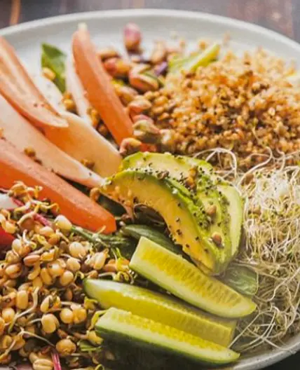 Savory Salad with Savory Vinaigrette