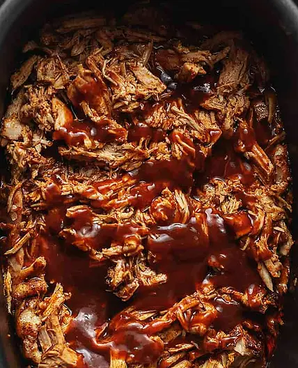 Slow Cooker Pork Loin - BBQ Pulled Pork