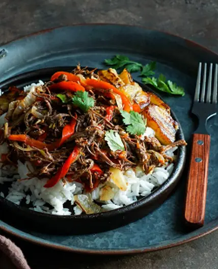 Shredded Beef Stew: Ropa Vieja