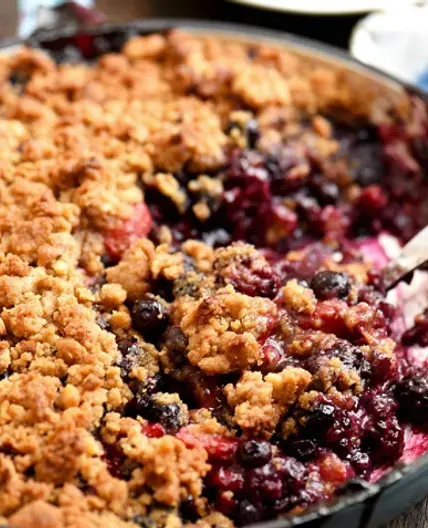 Berry Apple Crumble