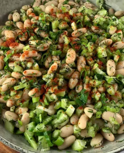 White Bean and Celery Salad (Dr. p. 188)
