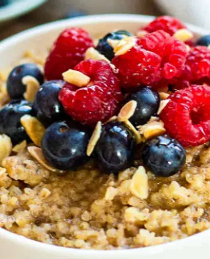 Cinnamon Bulgur with Berries