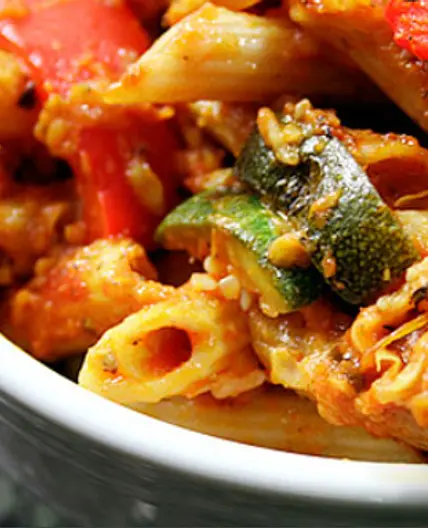 Penne with Roasted Vegetables