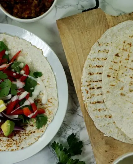 Massa de Tortilha/Wrap Low Carb Sem Glúten