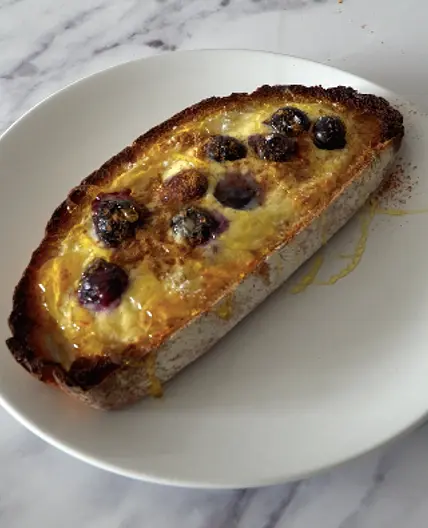 Blueberry Custard Sourdough
