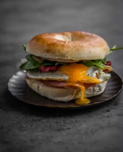 Bagel bacon (1 pers)