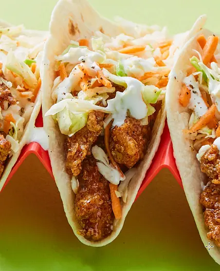 Honey Chipotle Fried Chicken Tacos