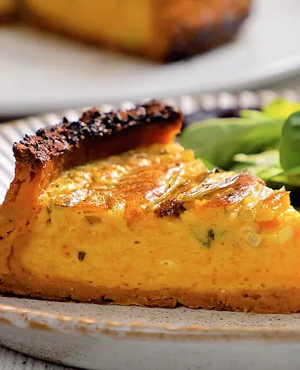 Quiche en croûte de patates douces