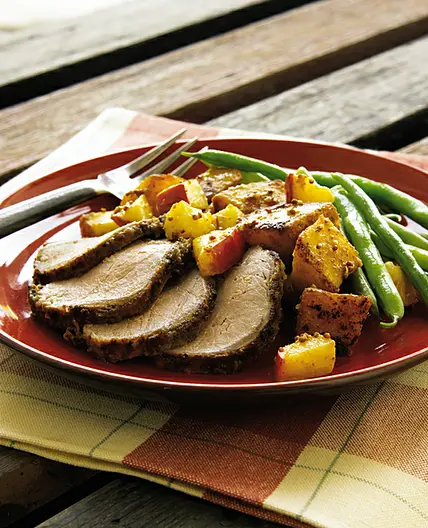 Heartland Pork, Potato, and Apple Bake