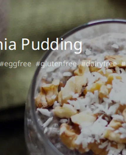 Nut Free Carrot Cake Chia Pudding