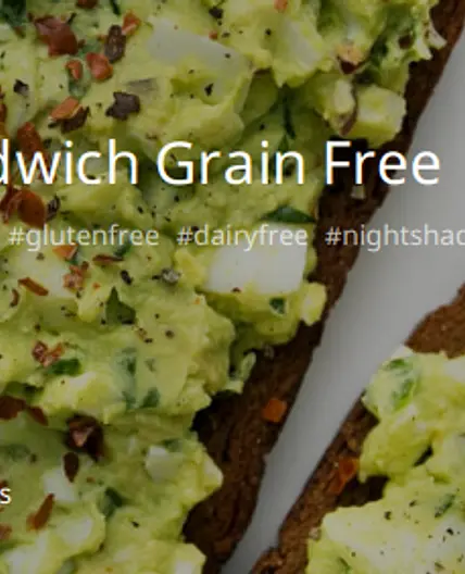 Avocado Egg Salad Sandwich Grain Free