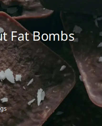 Nutty Chocolate Coconut Fat Bombs