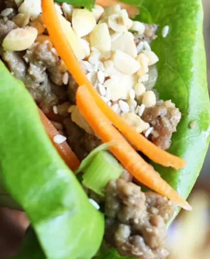 Asian Turkey Lettuce Wraps