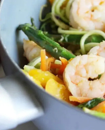 Shrimp Zoodle Stir Fry