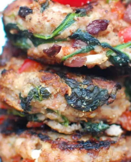 Greek Chicken Burgers