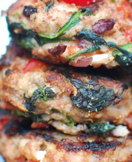Greek Chicken Burgers Nut Free