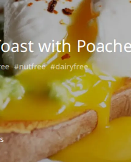 Avocado Sweet Potato Toast with Poached Egg