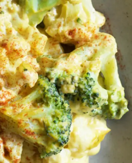 Cheesy Cauliflower & Broccoli Casserole