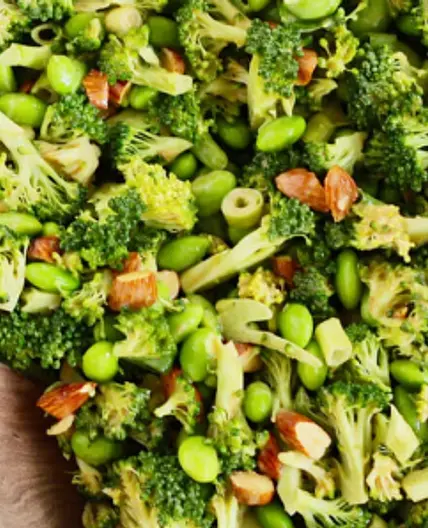 Broccoli Almond Protein Salad