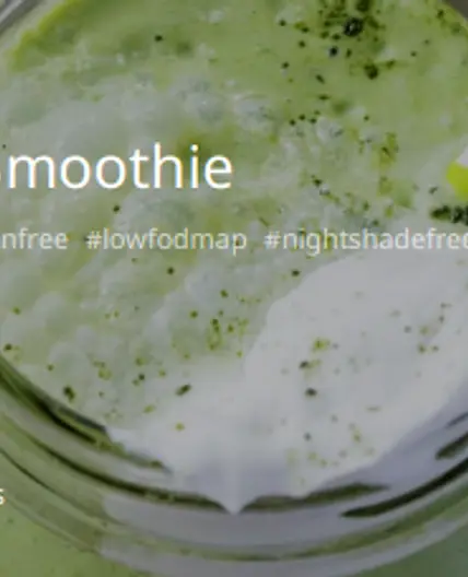 Coconut Matcha High Fat Low Carb Smoothie