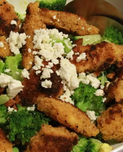 Broccoli, Chicken & Almond Salad