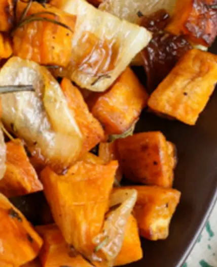 Roasted Butternut, Walnuts and Apple Salad