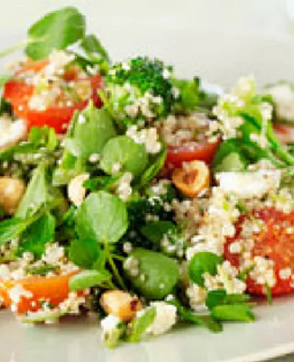 Quinoa, Watercress & Broccoli Salad