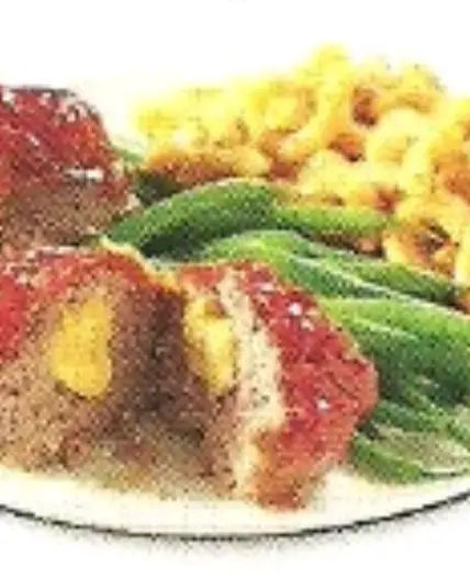 Mini Cheese-Stuffed Meatloaf Dinner