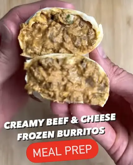 Healthy Cheesy Chicken Burritos