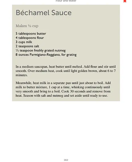 Bechamel Sauce
