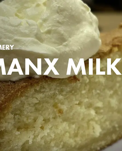 Hot Manx Milk Cake