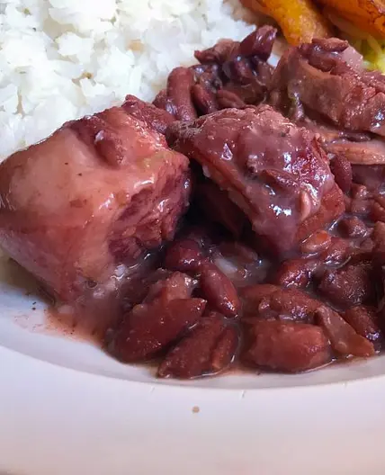 Salt Beef & Beans (Red Peas)