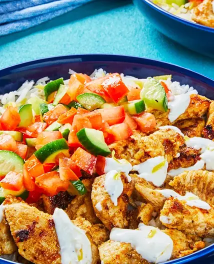 Turkish Chicken and Rice Bowls