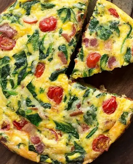 Spinach and Onion Frittata
